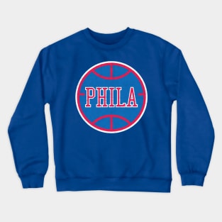 Philadelphia Vintage Basketball Crewneck Sweatshirt